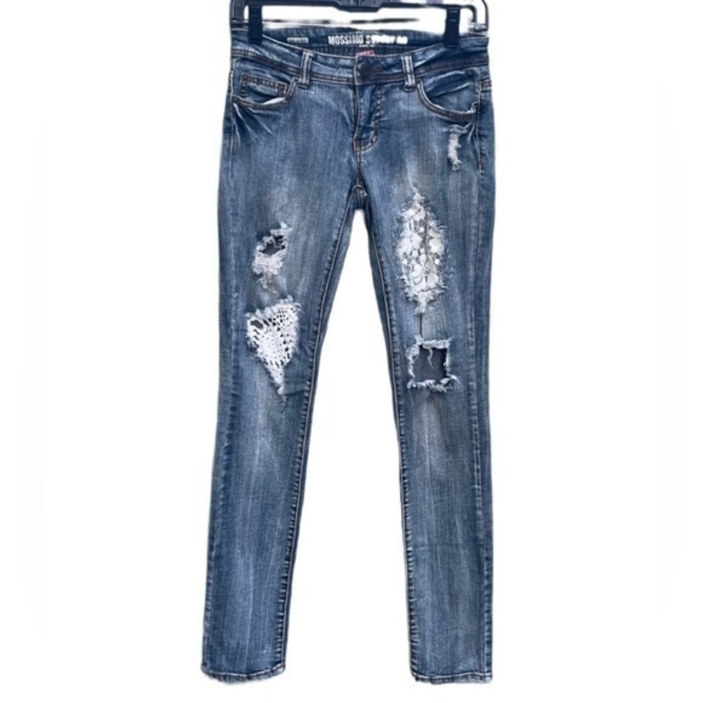💥🔥🔥🔥Mossimo Lace Embroidered Skinny Jeans